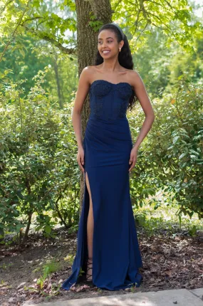 Shooting Star Dress - Navy