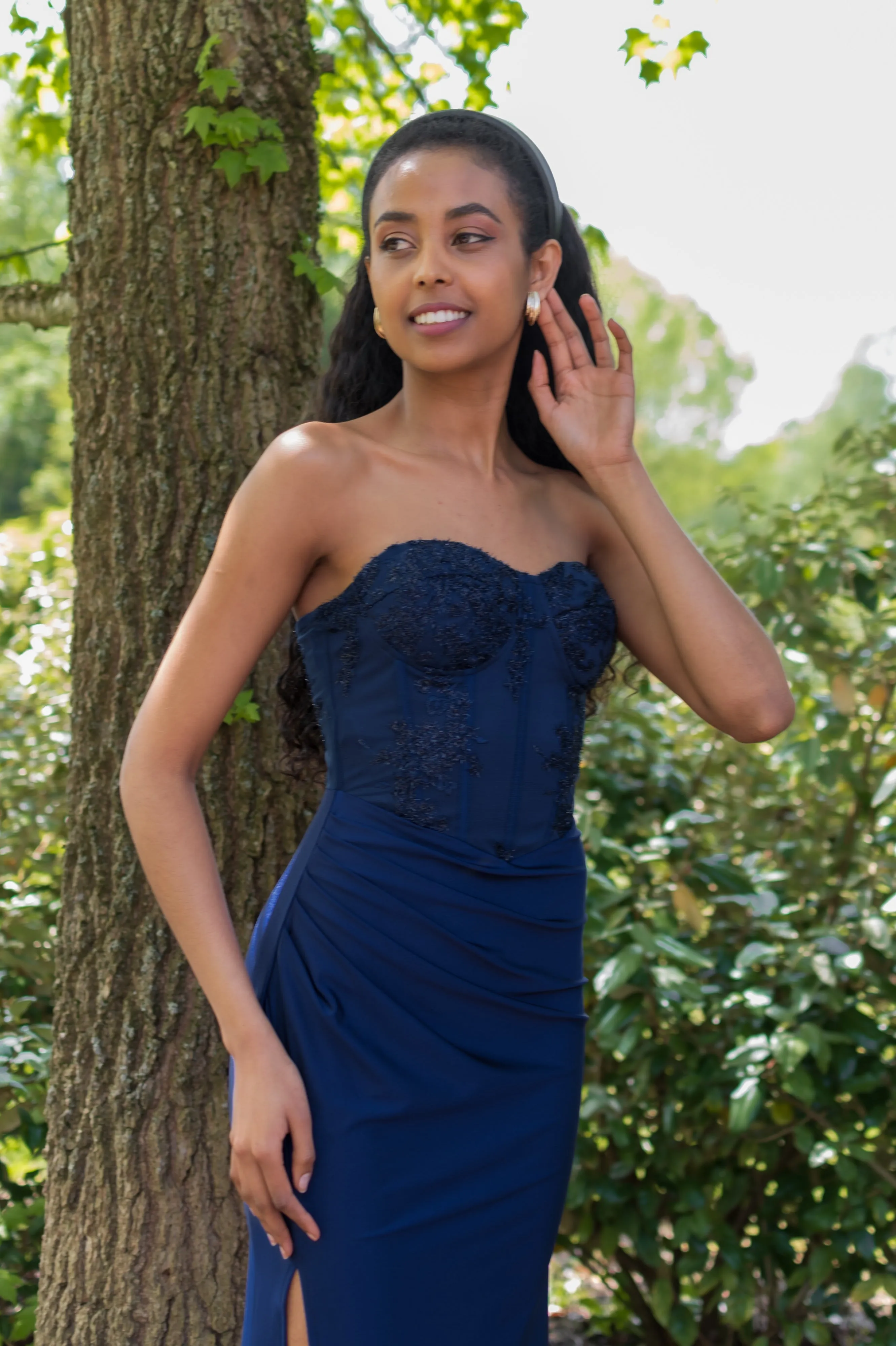 Shooting Star Dress - Navy