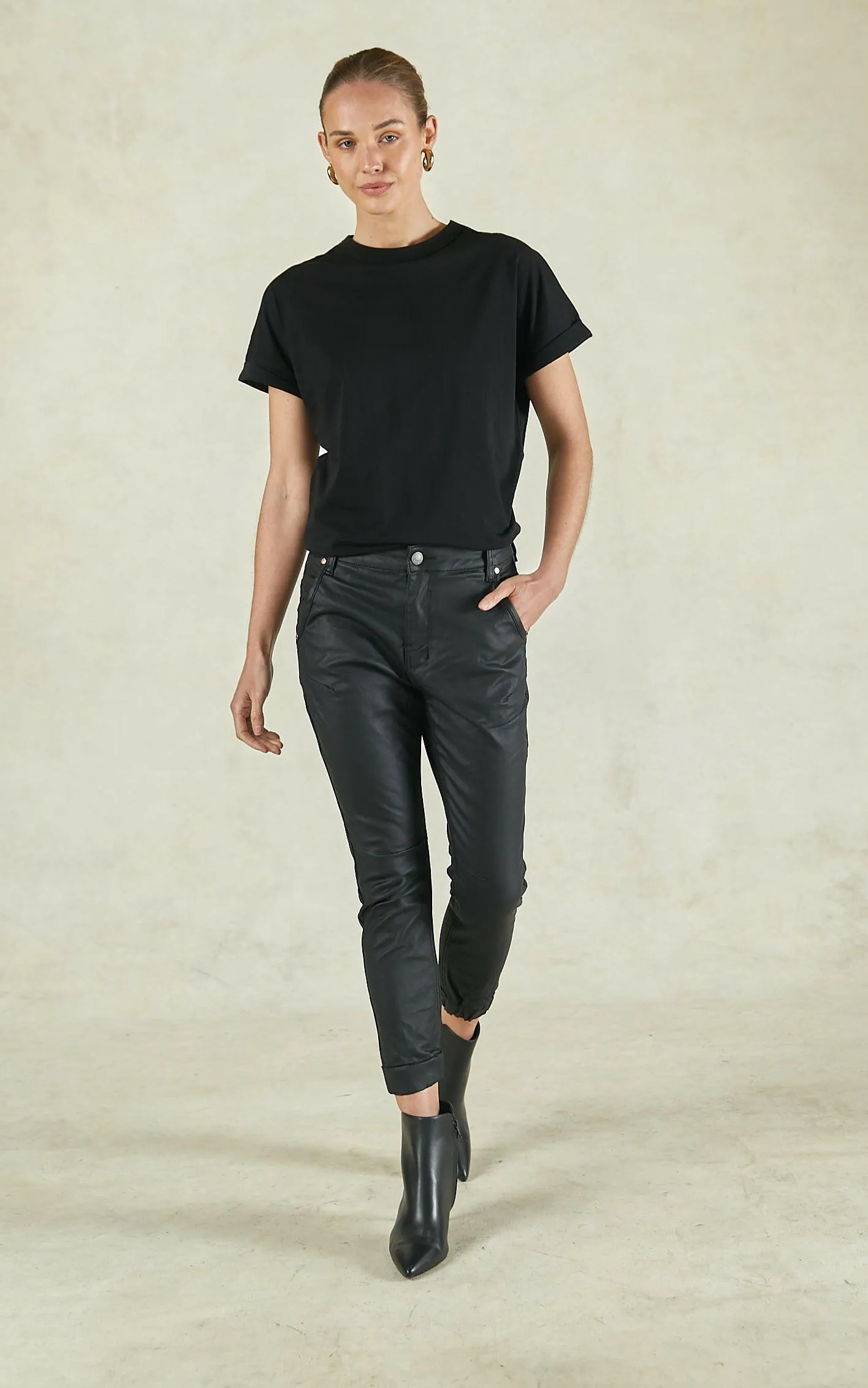 Slouchy Black Tee