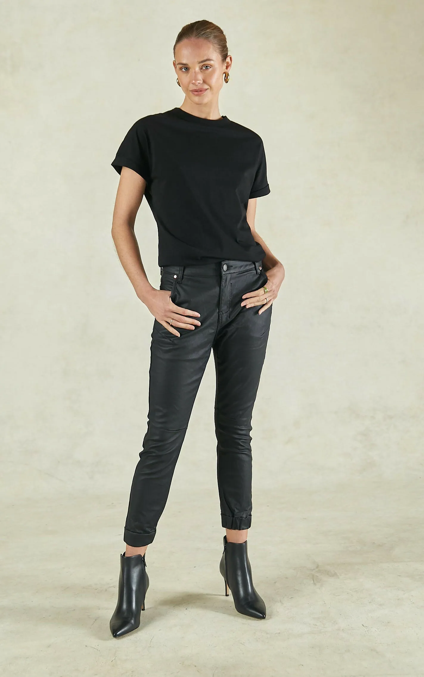 Slouchy Black Tee