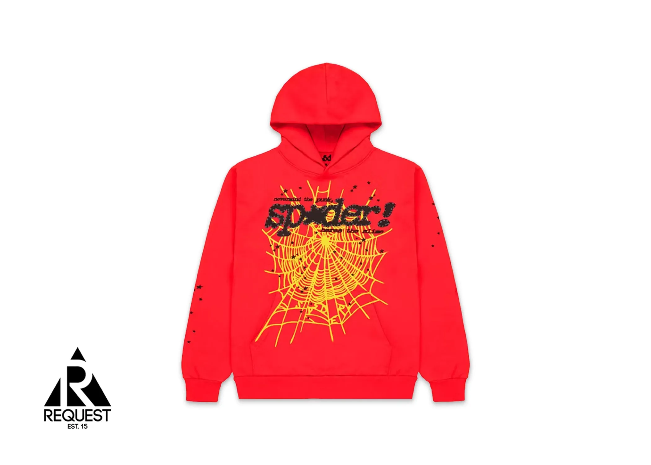 Sp5der P*nk V2 Hoodie Red