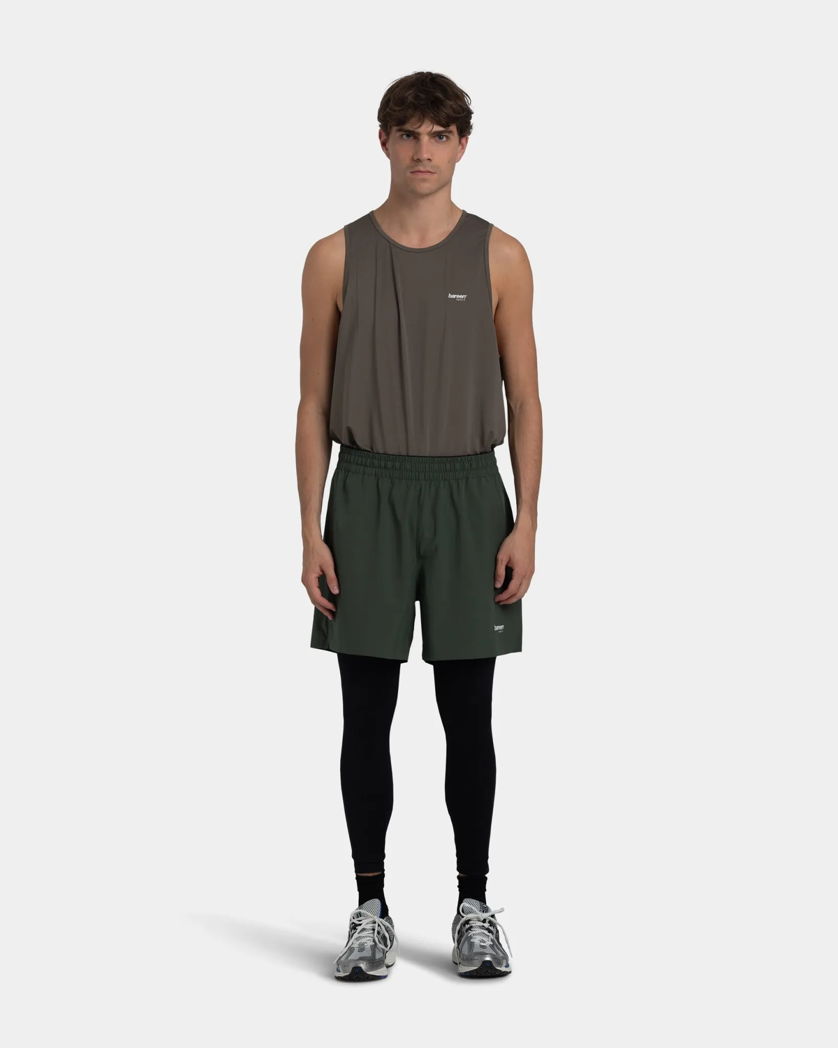 Sports Tank-Top, Men (Cord Brown) -