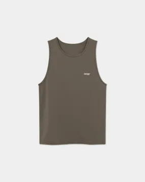 Sports Tank-Top, Men (Cord Brown) -