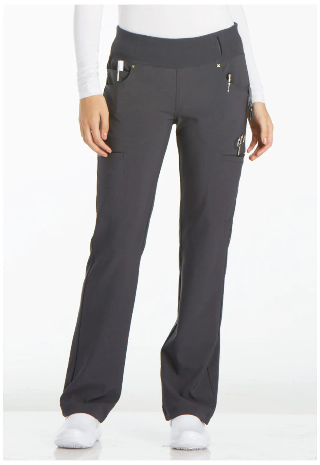 St George's iFlex TALL Pull-on Scrub Pant Pewter - Inseam 34" (86cm) STG-CK002TPWT