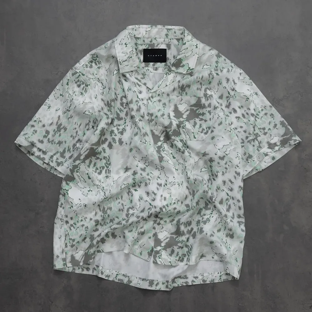 Stampd Ocean Leopard Camp SS Woven Button Down