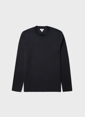 SUNSPEL Long Sleeve Heavyweight T-shirt - BLACK