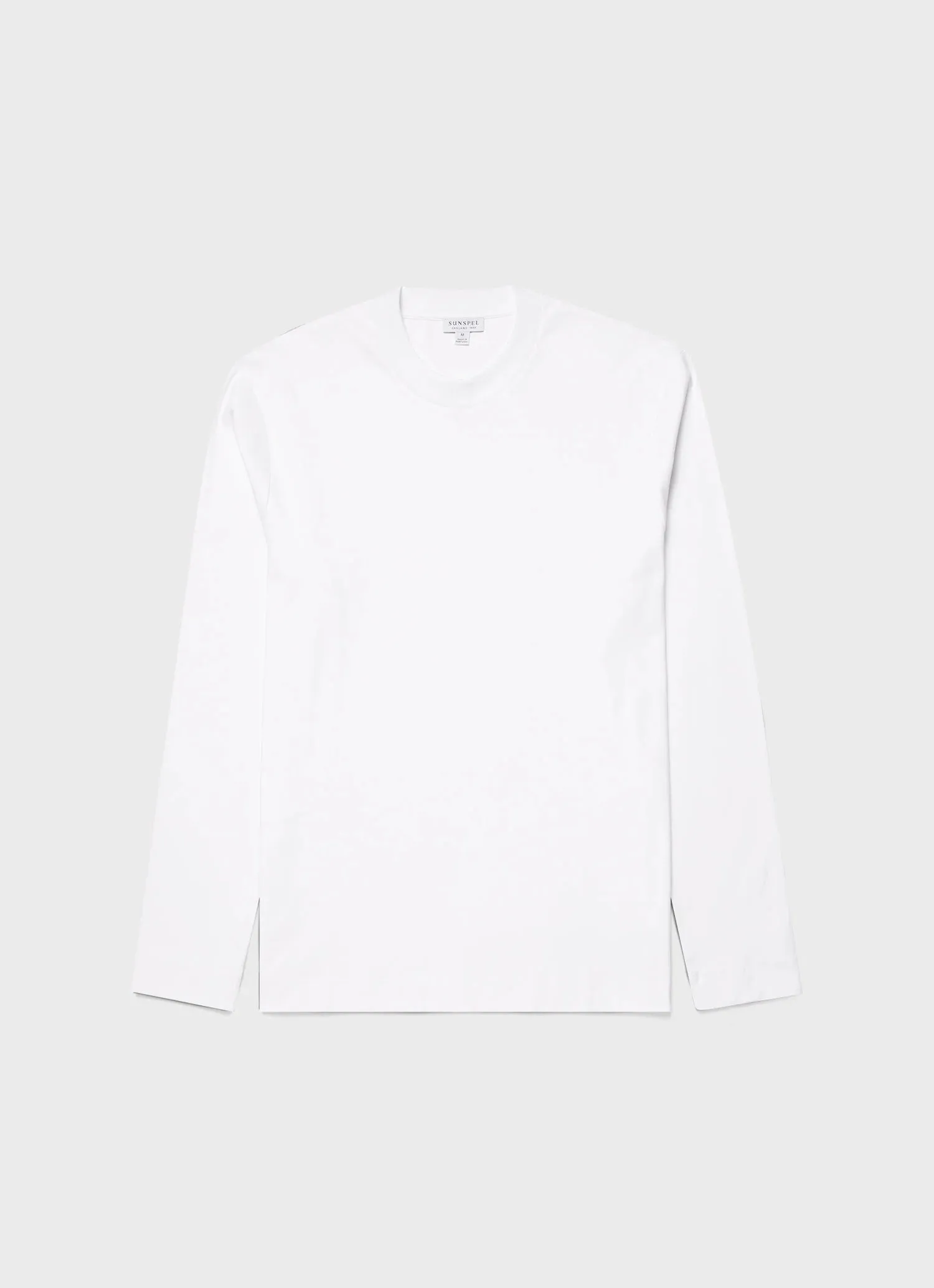 SUNSPEL Long Sleeve Heavyweight T-shirt - WHITE