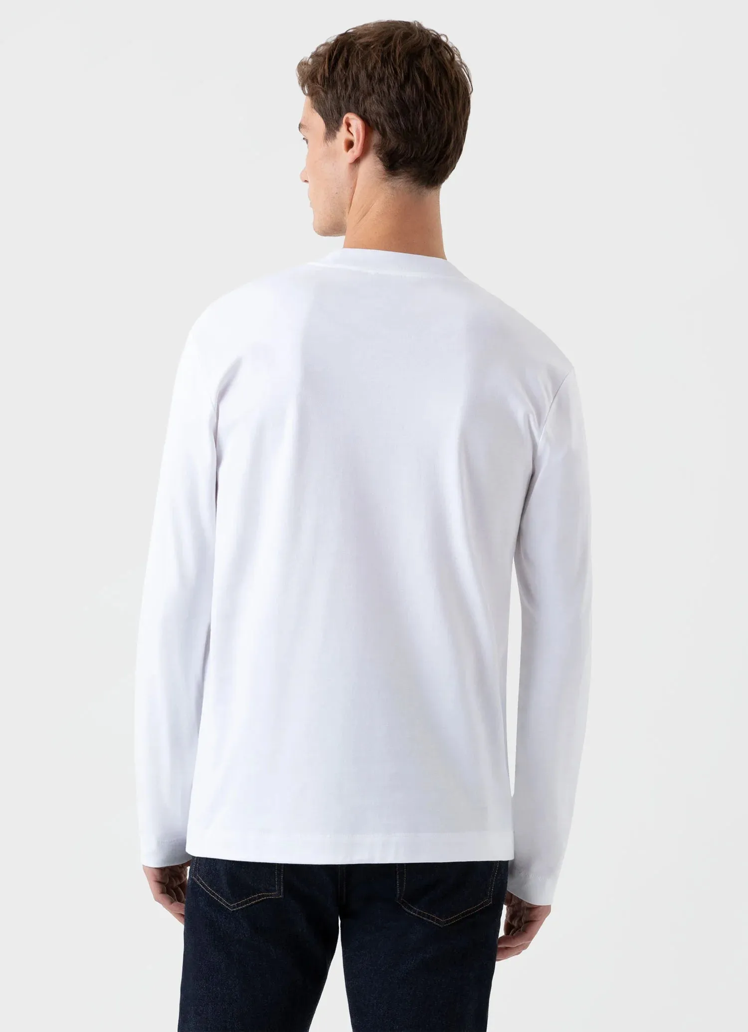 SUNSPEL Long Sleeve Heavyweight T-shirt - WHITE