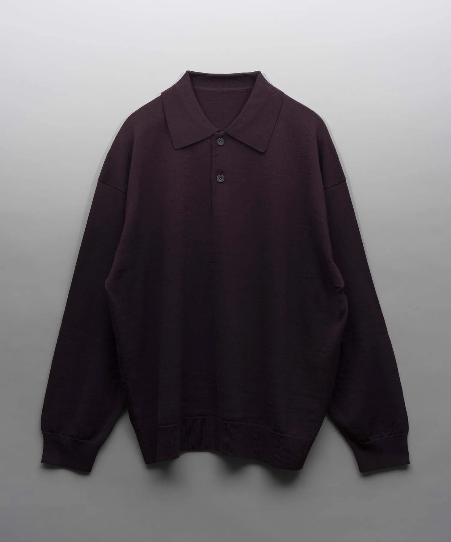 Super120s High Gauge Prime-Over Knit Polo Shirt