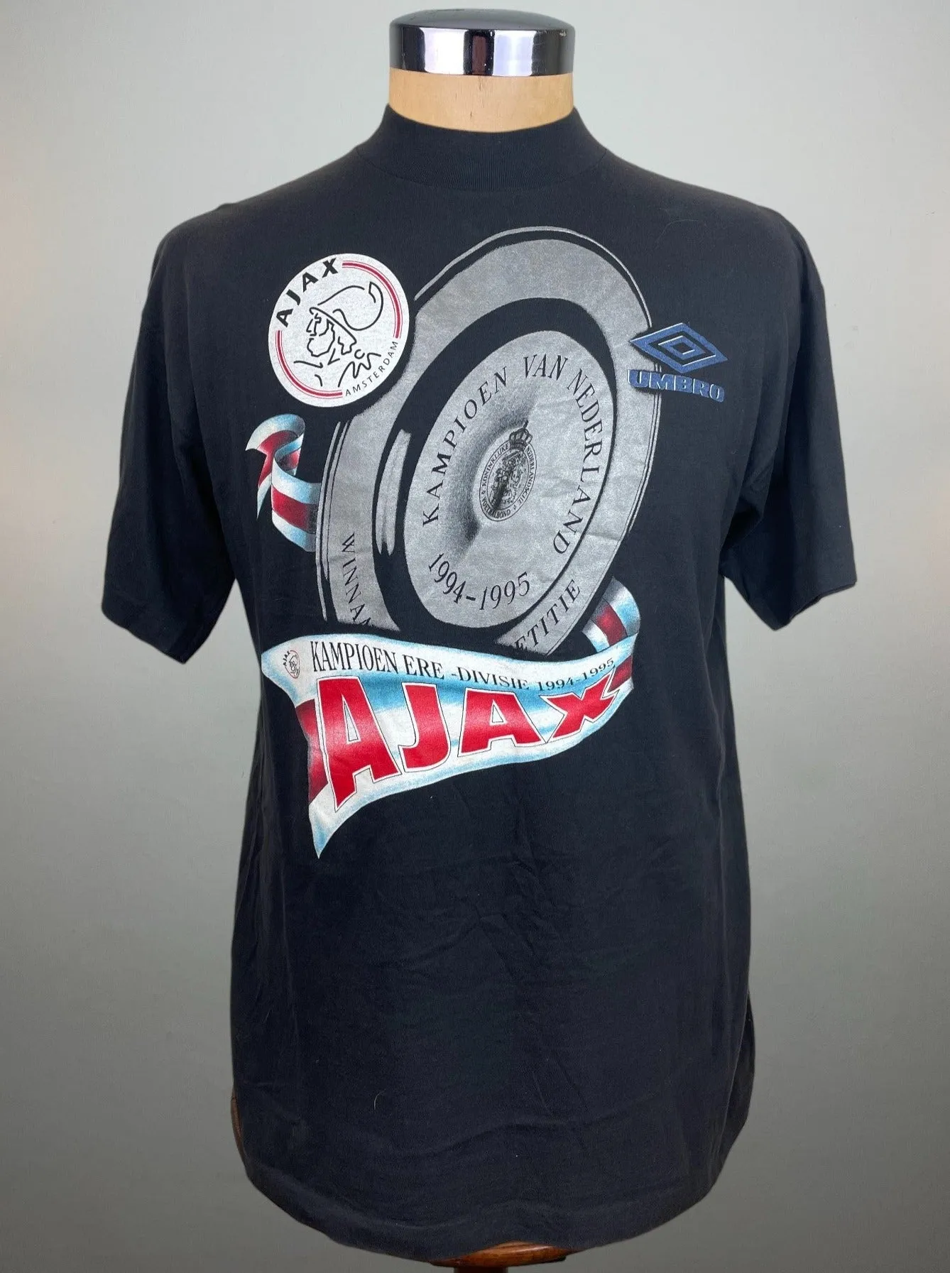 T-Shirt | 1995 | Ajax | Dutch Champions Bootleg T-Shirt