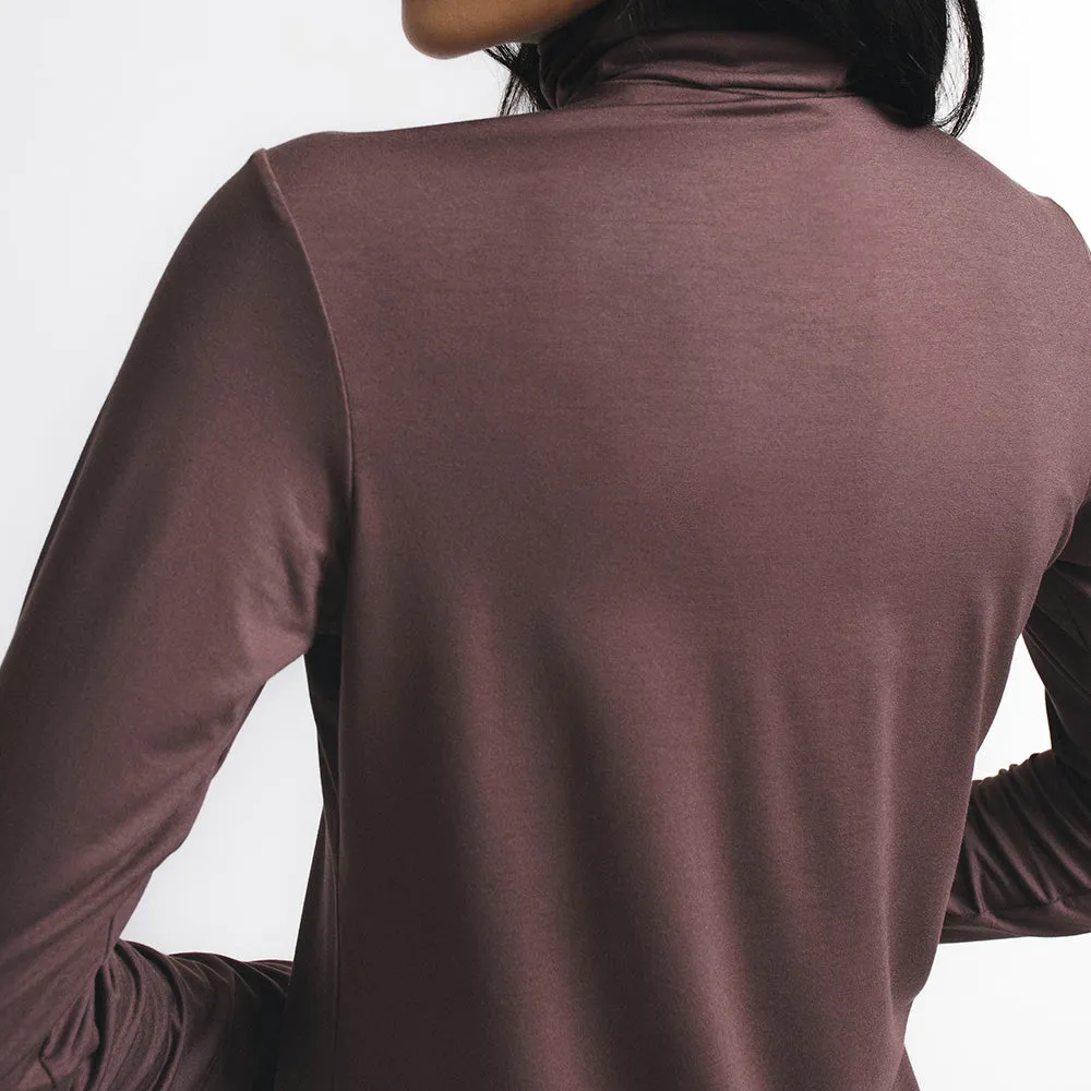 Tech T-shirt High Neck Long Sleeve Feminino