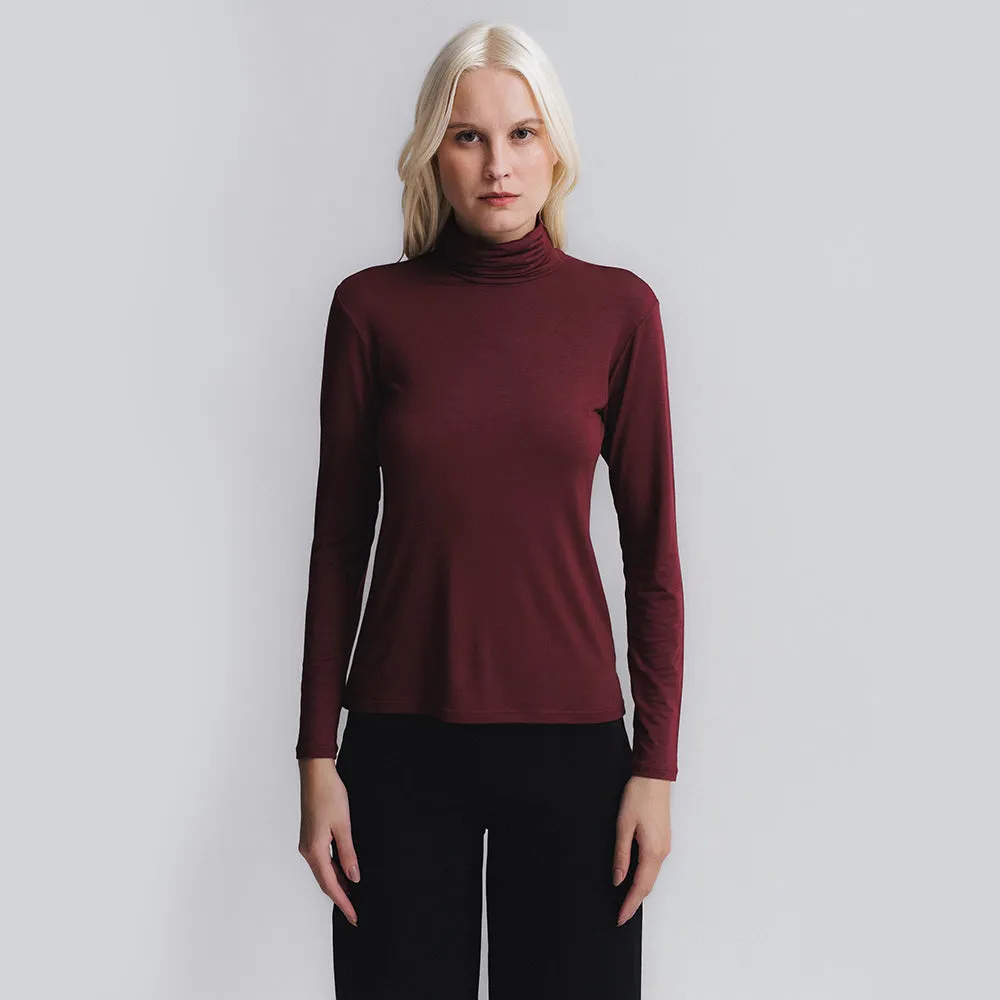 Tech T-shirt High Neck Long Sleeve Feminino