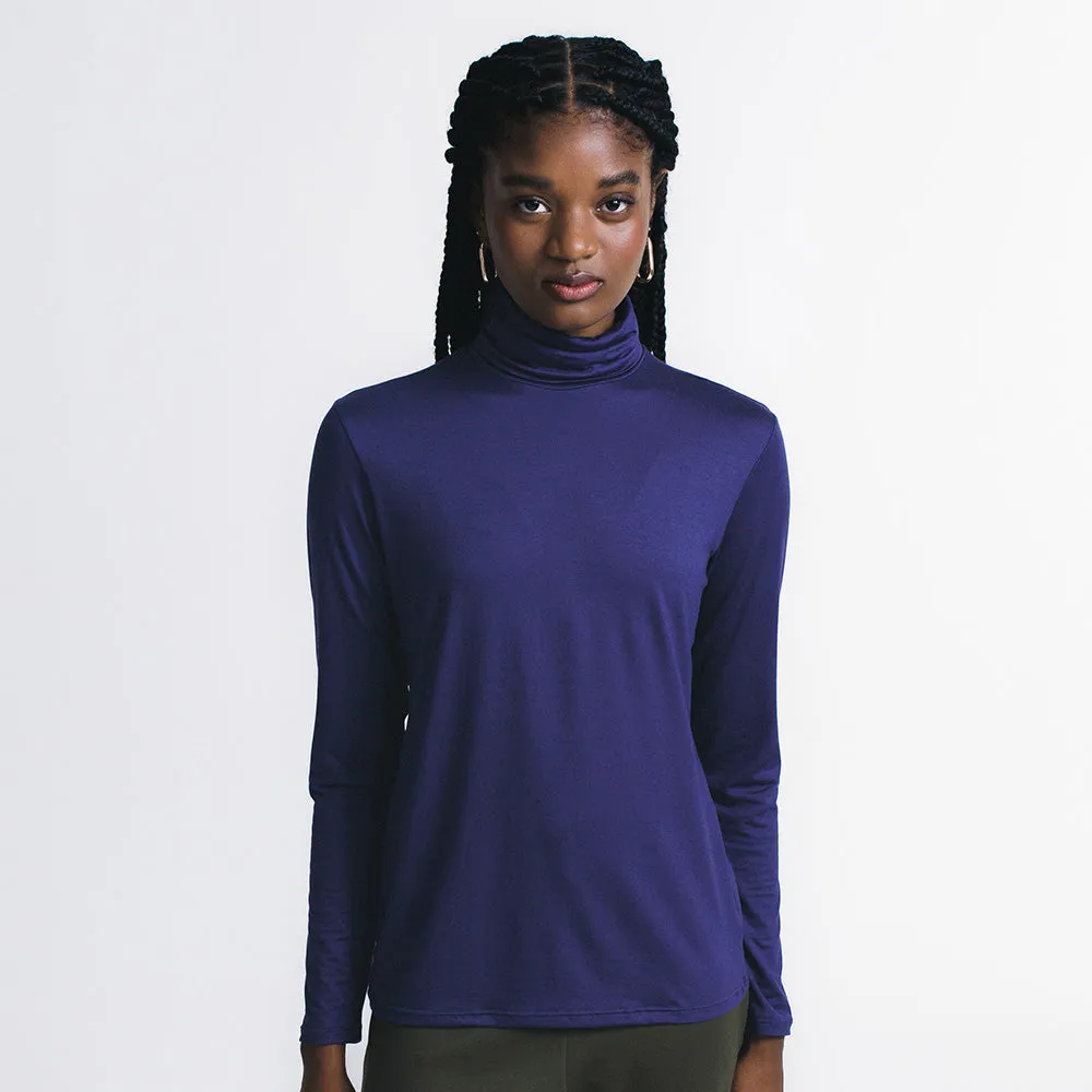 Tech T-shirt High Neck Long Sleeve Feminino