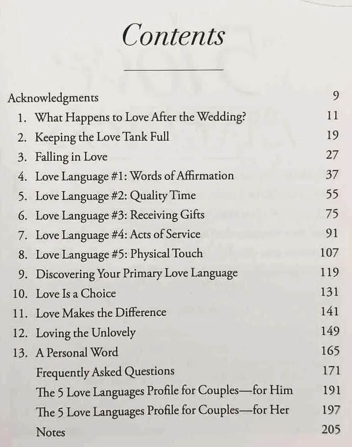 THE 5 LOVE LANGUAGES - Gary Chapman