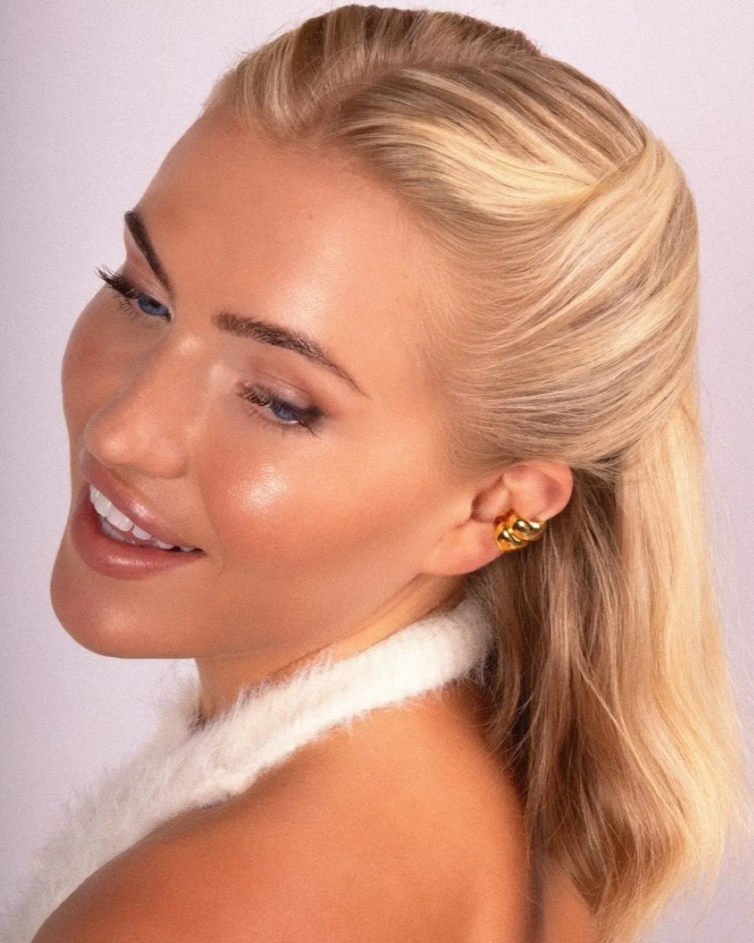 The Ayra ear cuff - gold plated