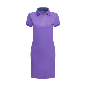 THE TERIDAE POLO DRESS-IRIS