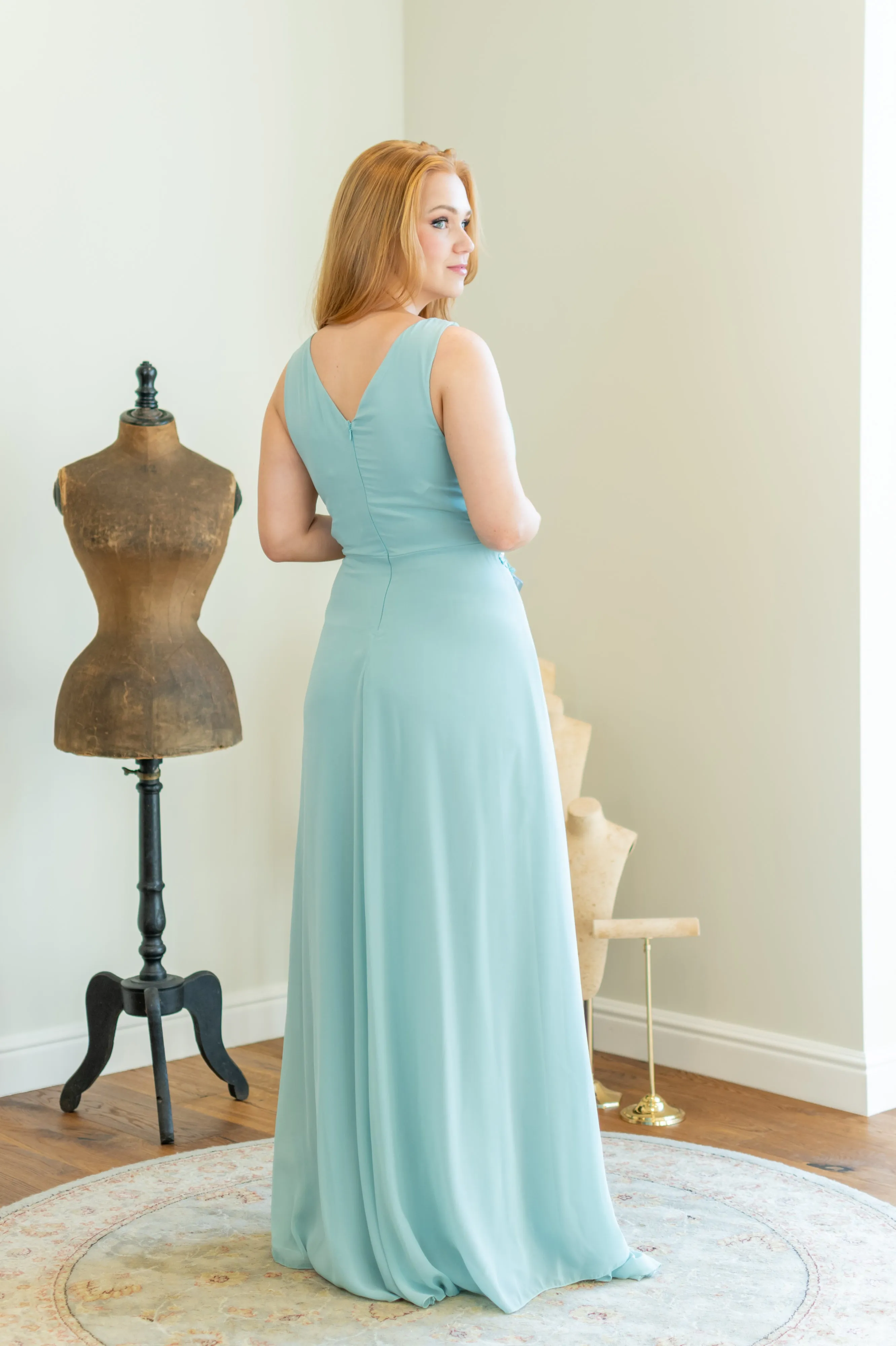 Timeless Beauty Dress - Sage Mint Queen Size