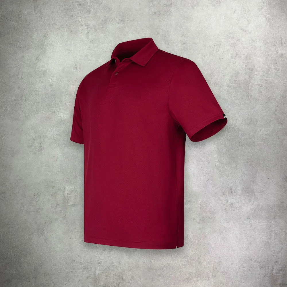 Under Armour TG2 Logo Polo Red