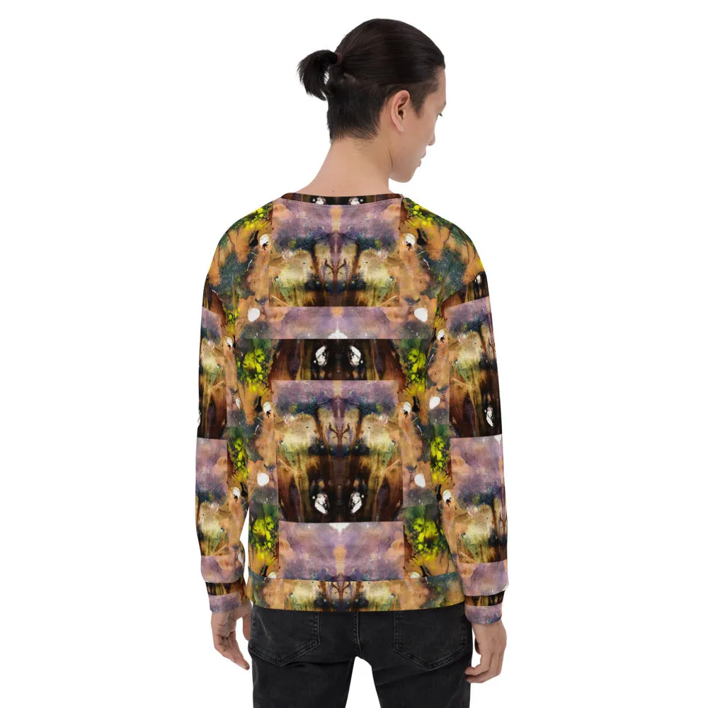 Unisex Crew Neck, Abstract Cut