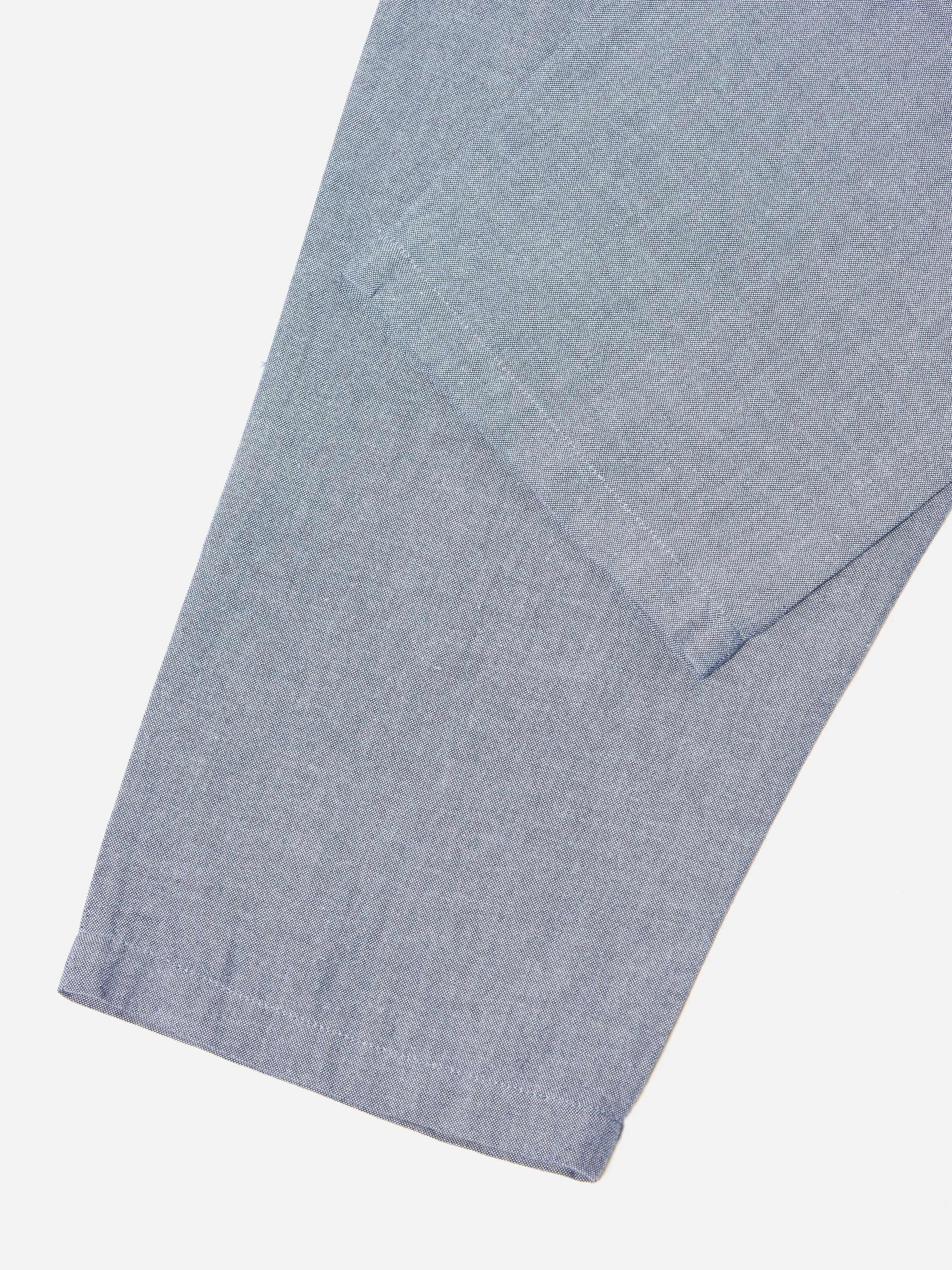 Universal Works Pyjama in Navy Oxford Cotton