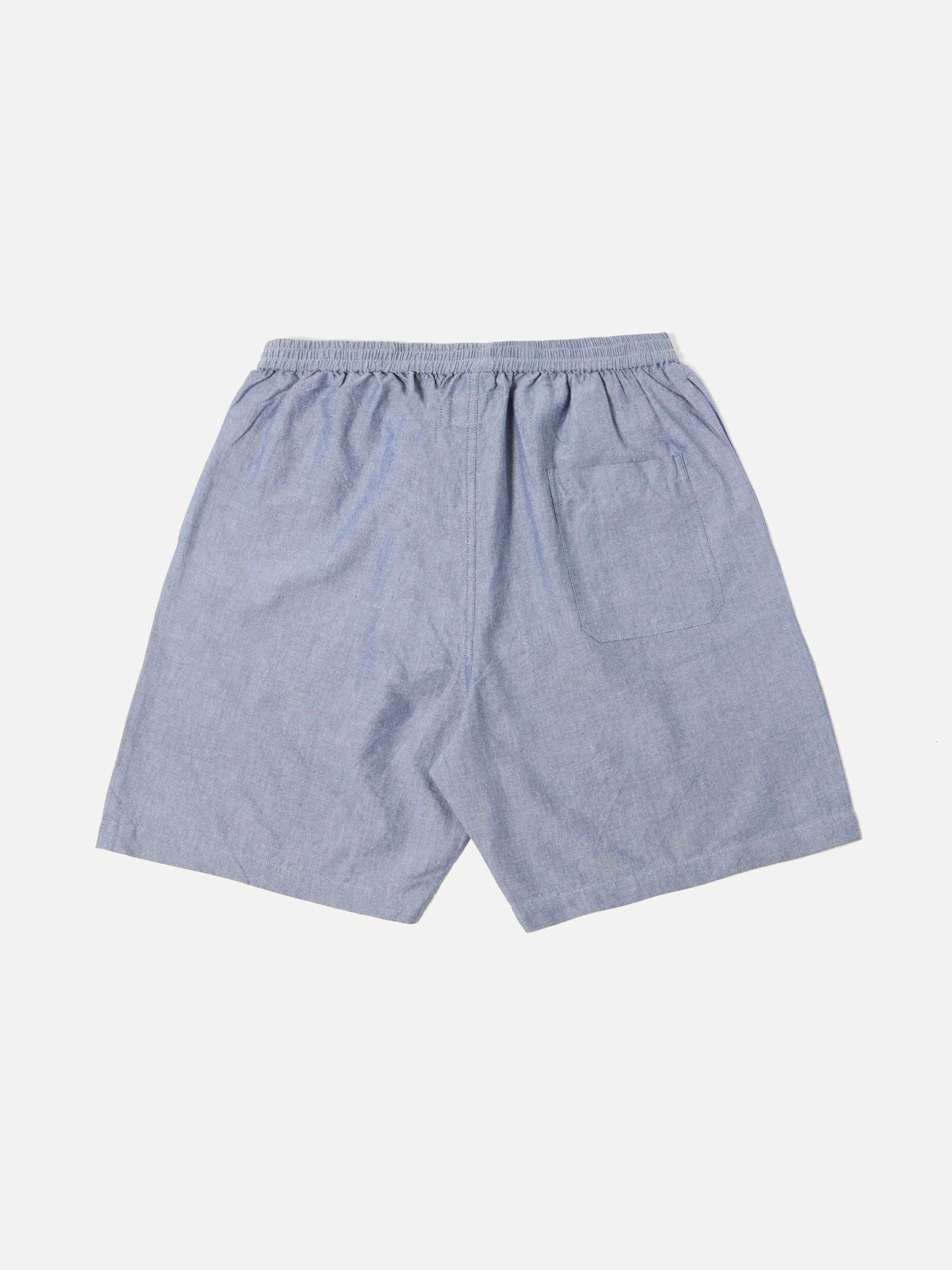 Universal Works Pyjama Short in Navy Oxford Cotton