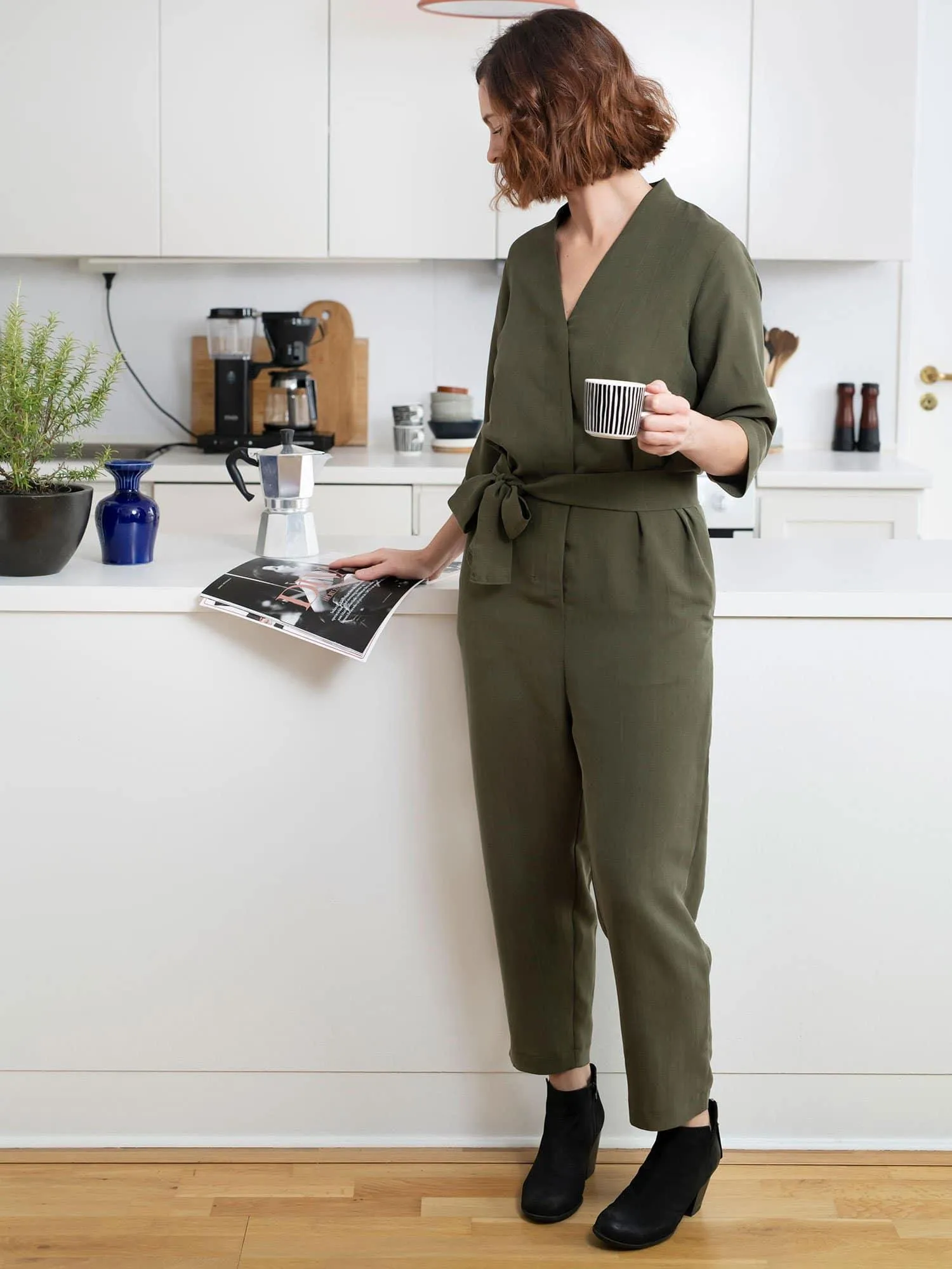 V-NECK JUMPSUIT PATTERN