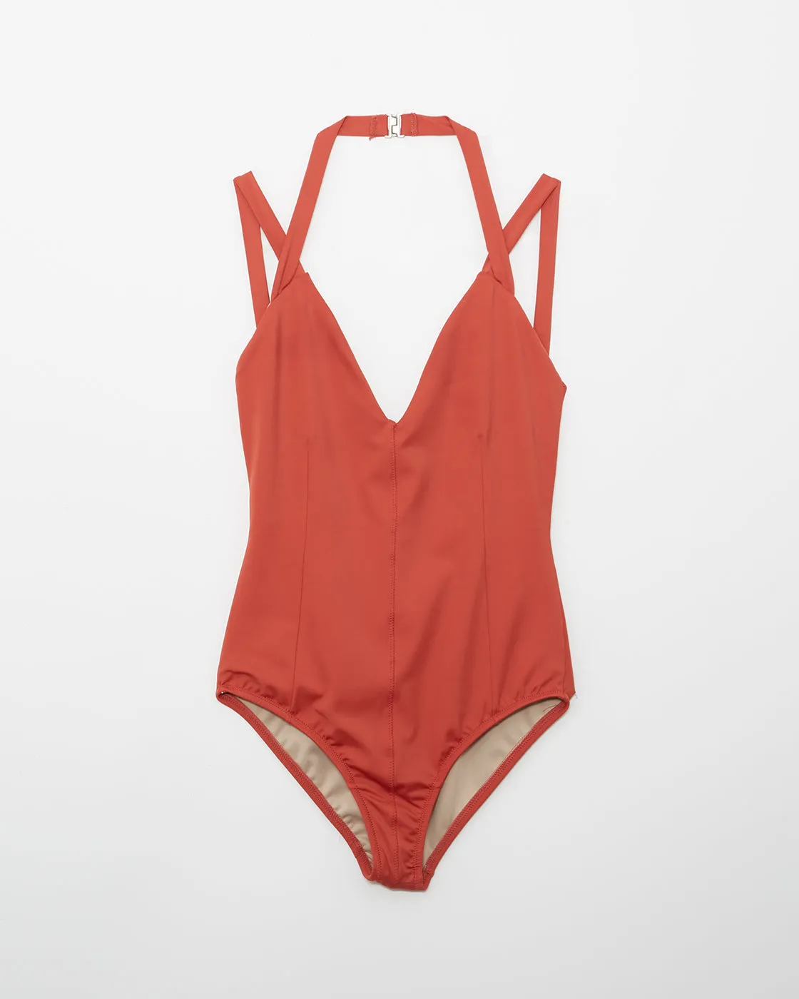 Vaya One-piece Recycled Nylon Rust