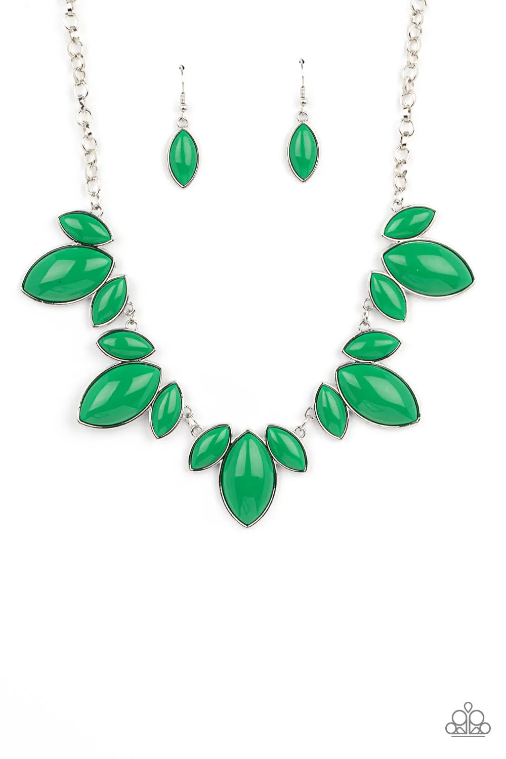 Viva La Vacation - Green Paparazzi Necklace