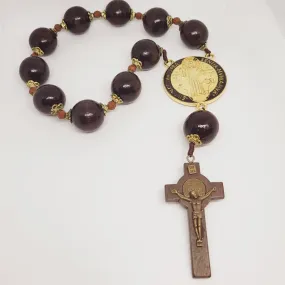 Wall Decade Rosary - Saint Benedict