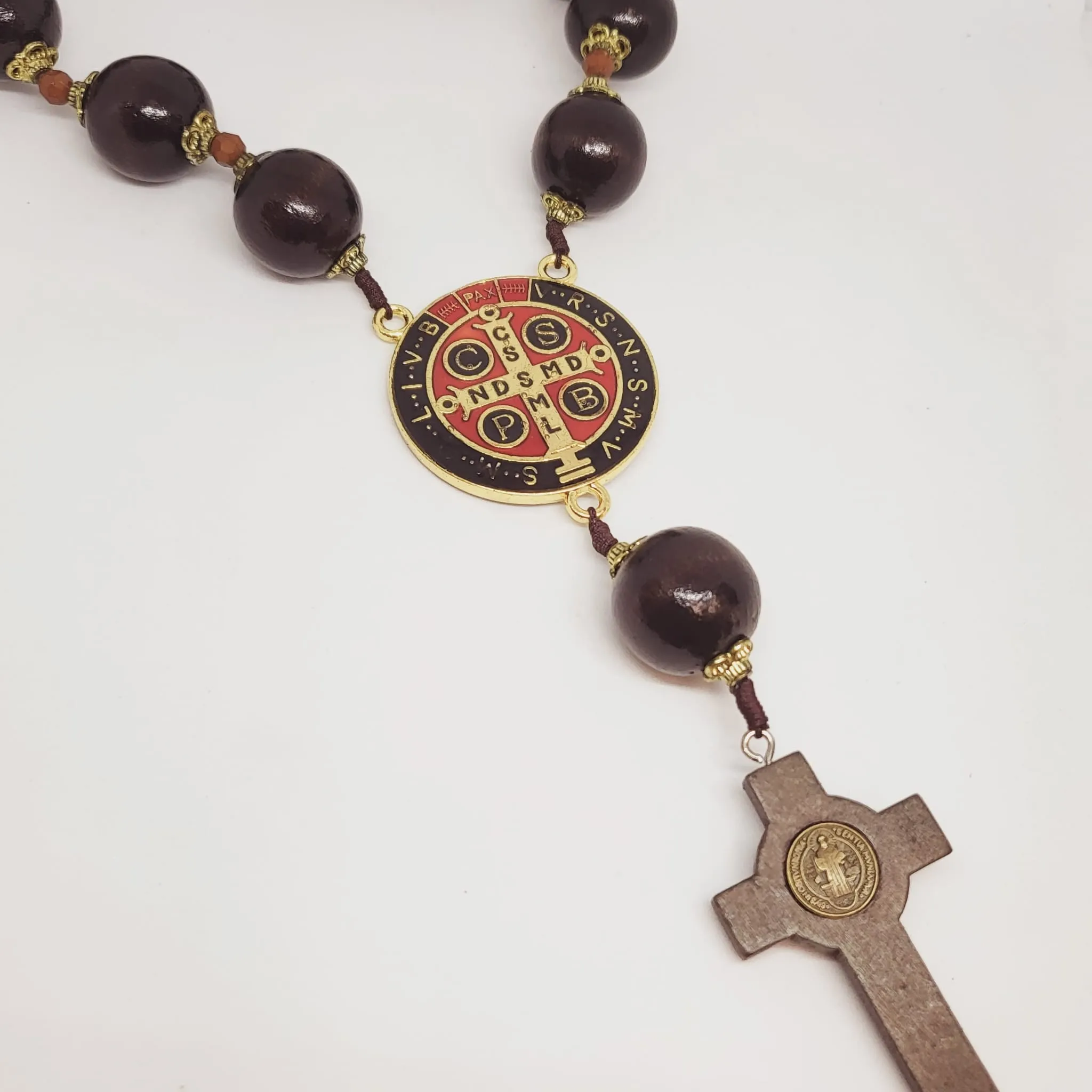 Wall Decade Rosary - Saint Benedict