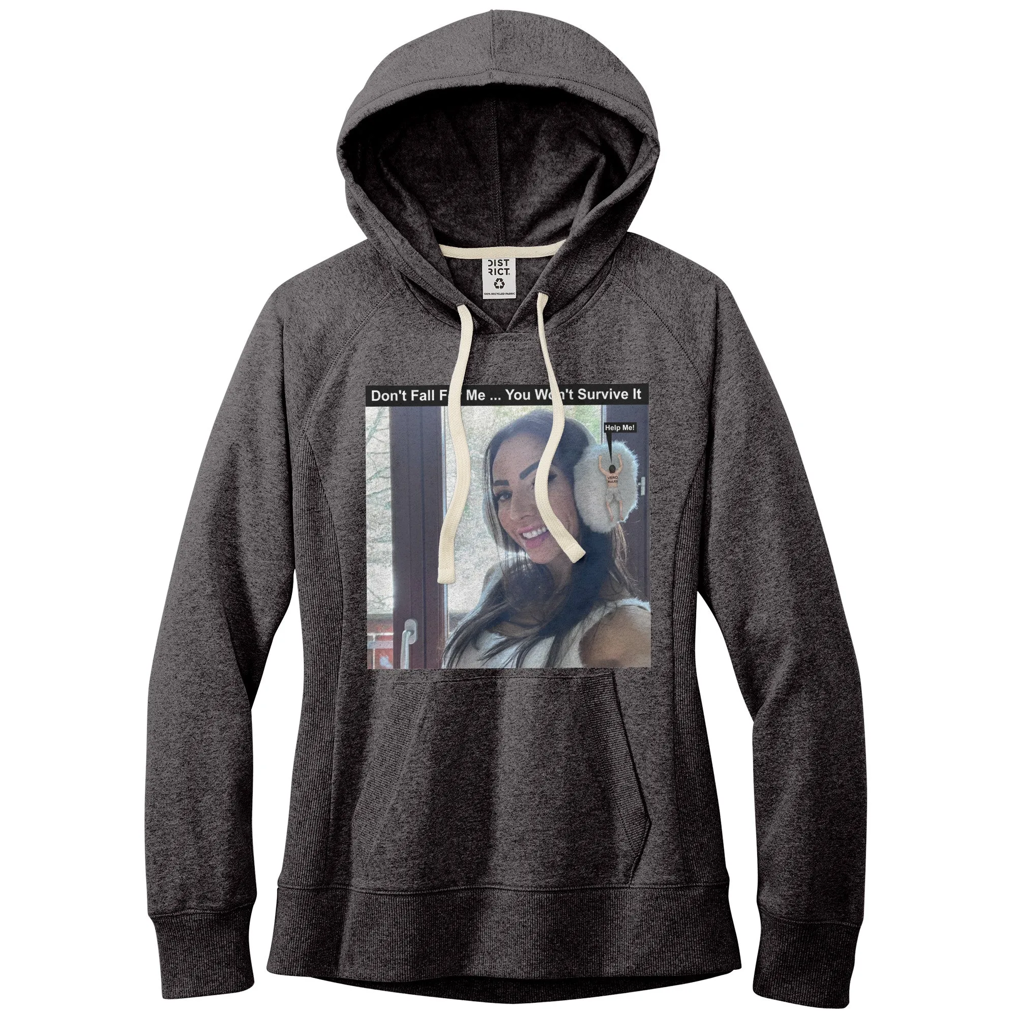 Women's Meme Hoodie - Don't Fall For Me You Won't Survive