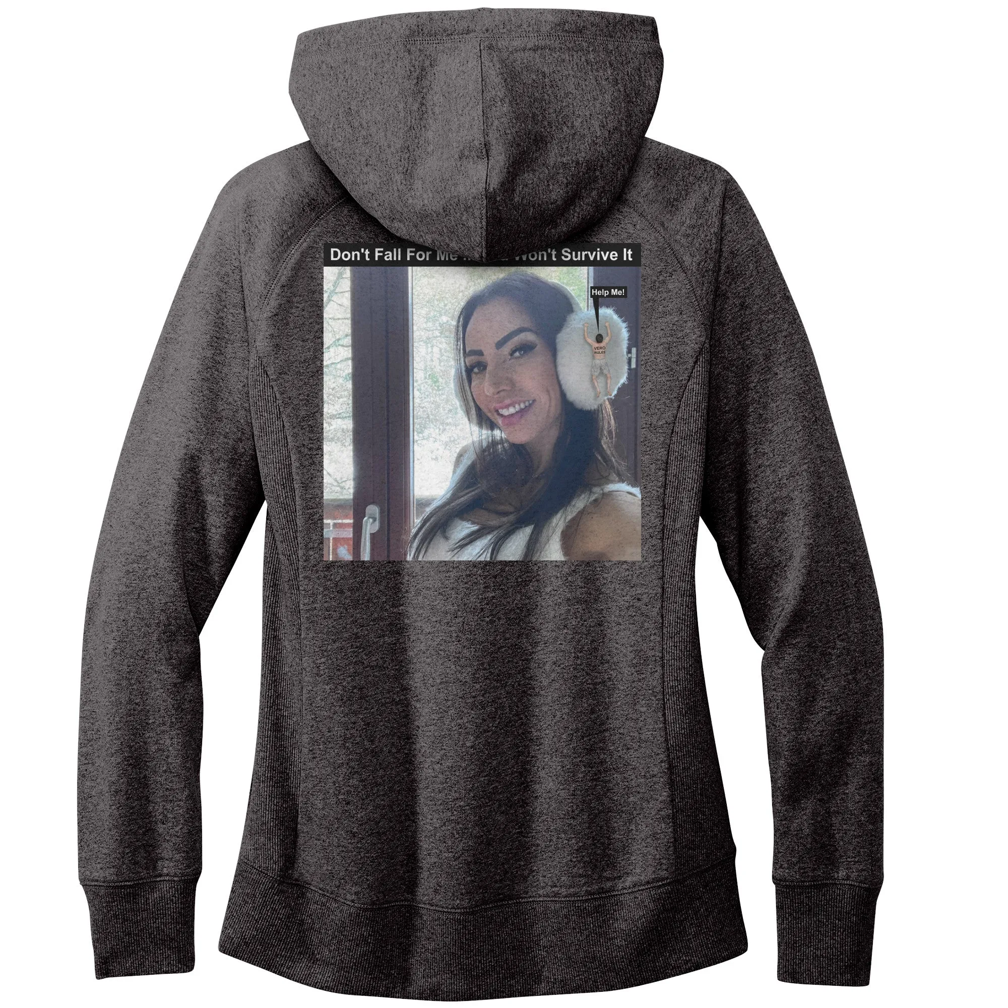 Women's Meme Hoodie - Don't Fall For Me You Won't Survive