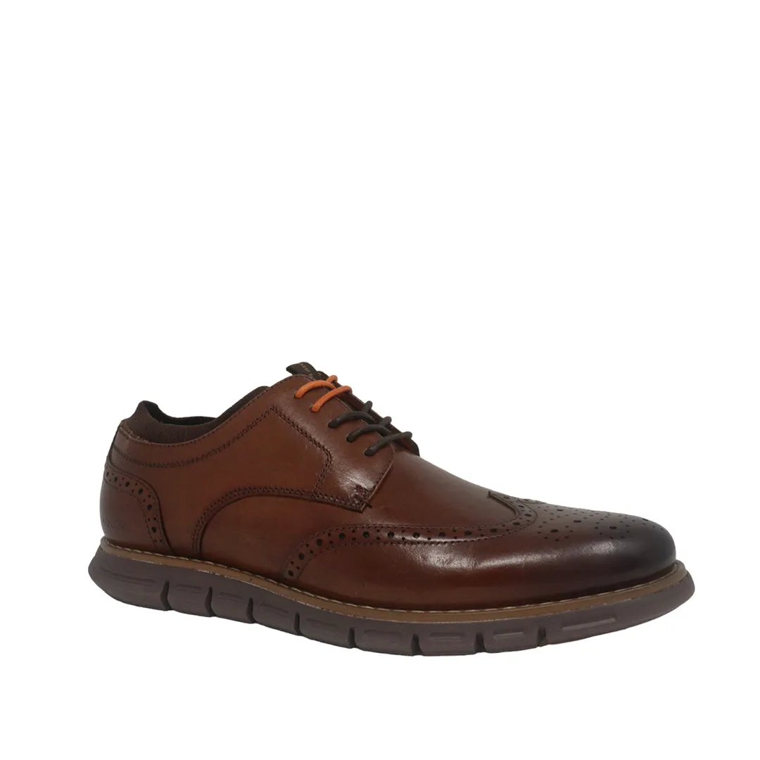 Zapatos de vestir Martin wingtip tan para hombre