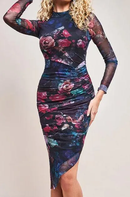 Zodiac Dress - Black & Blue